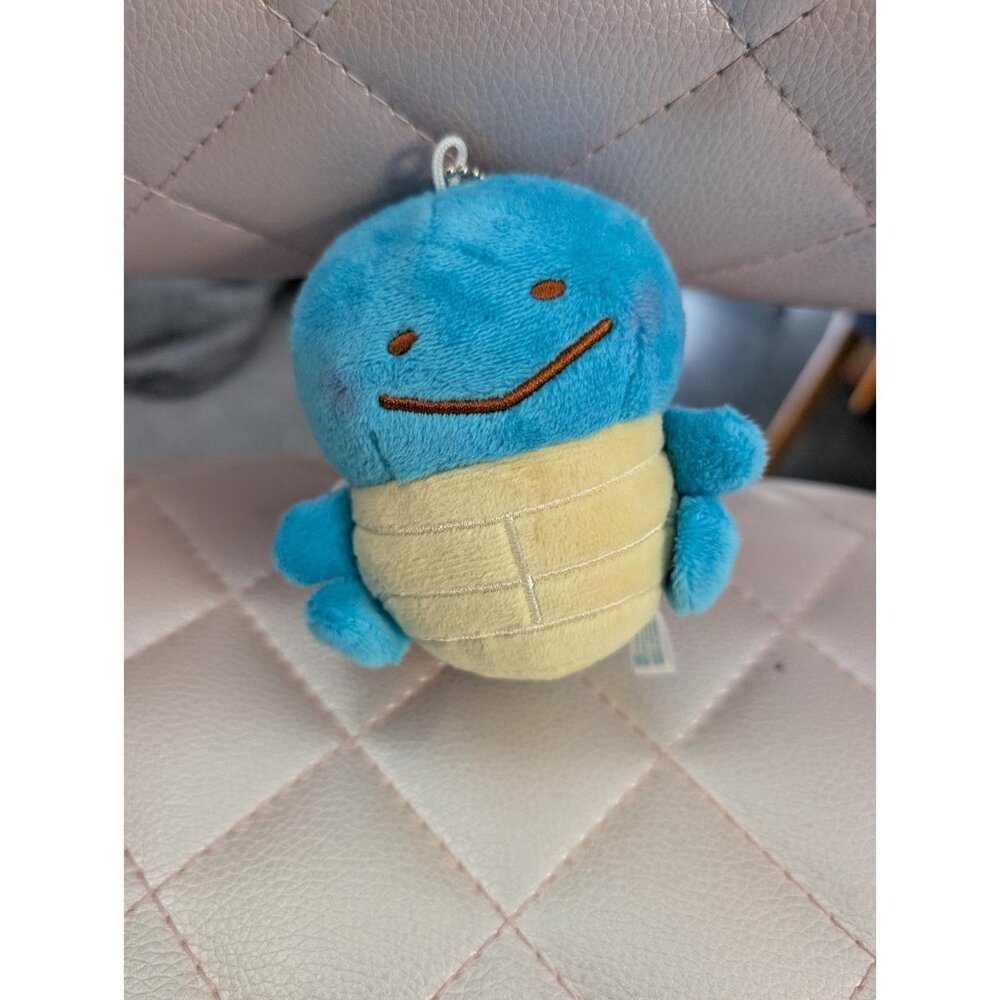 Pokemon Plush Squirtle Yurutto Keychain New with Tags